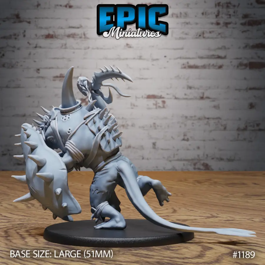 Shark Folk Warrior Attacking (Large) - Image 2