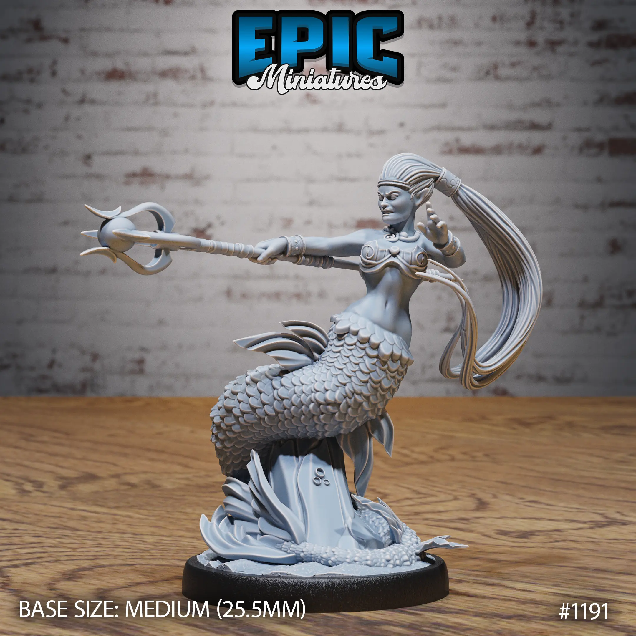 1191 Mermaid Staff Medium 1