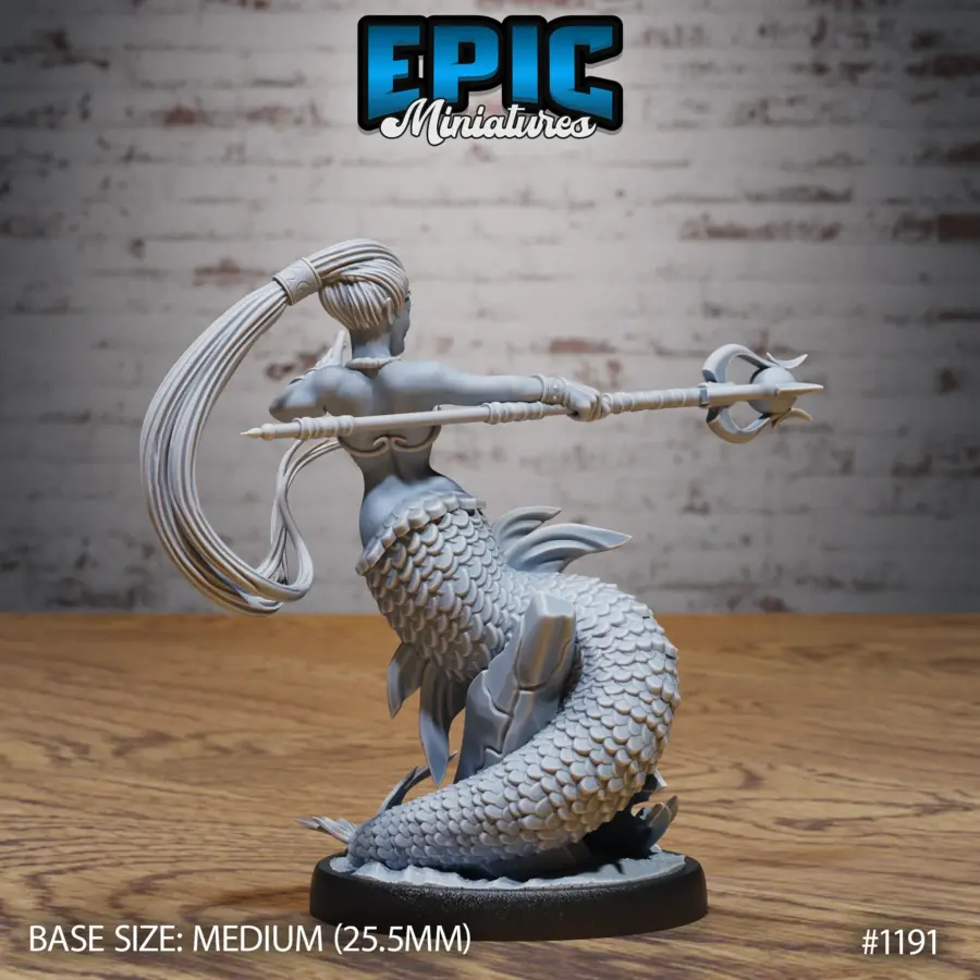 Mermaid Staff (Medium) - Image 2