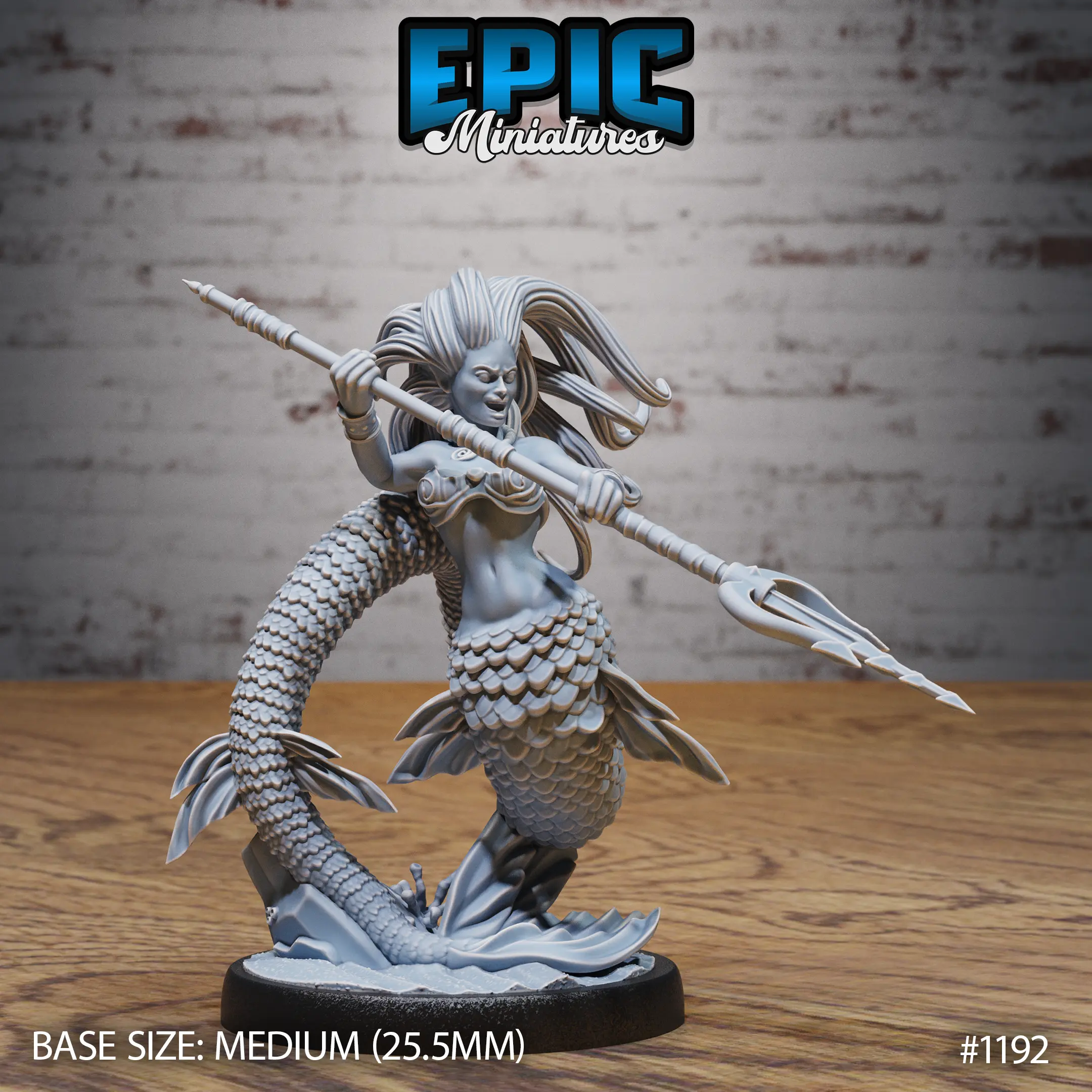 1192 Mermaid Trident Medium 1