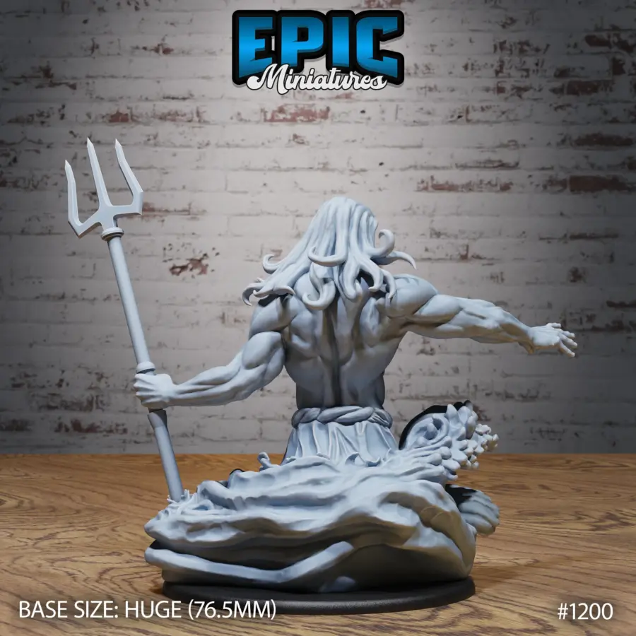 Sea God Poseidon (Huge) - Image 3