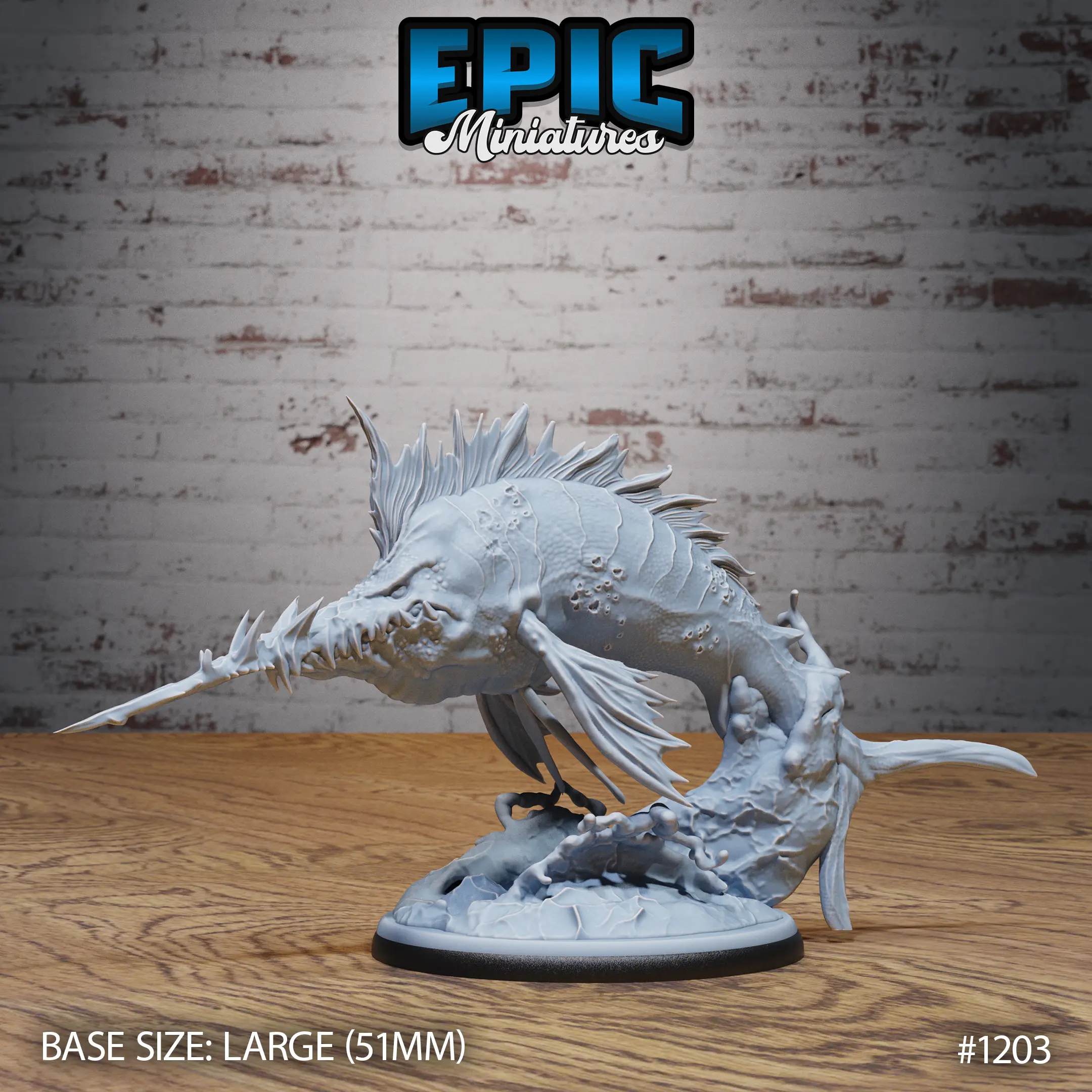 1203 Sword Fish Jumping Large 1