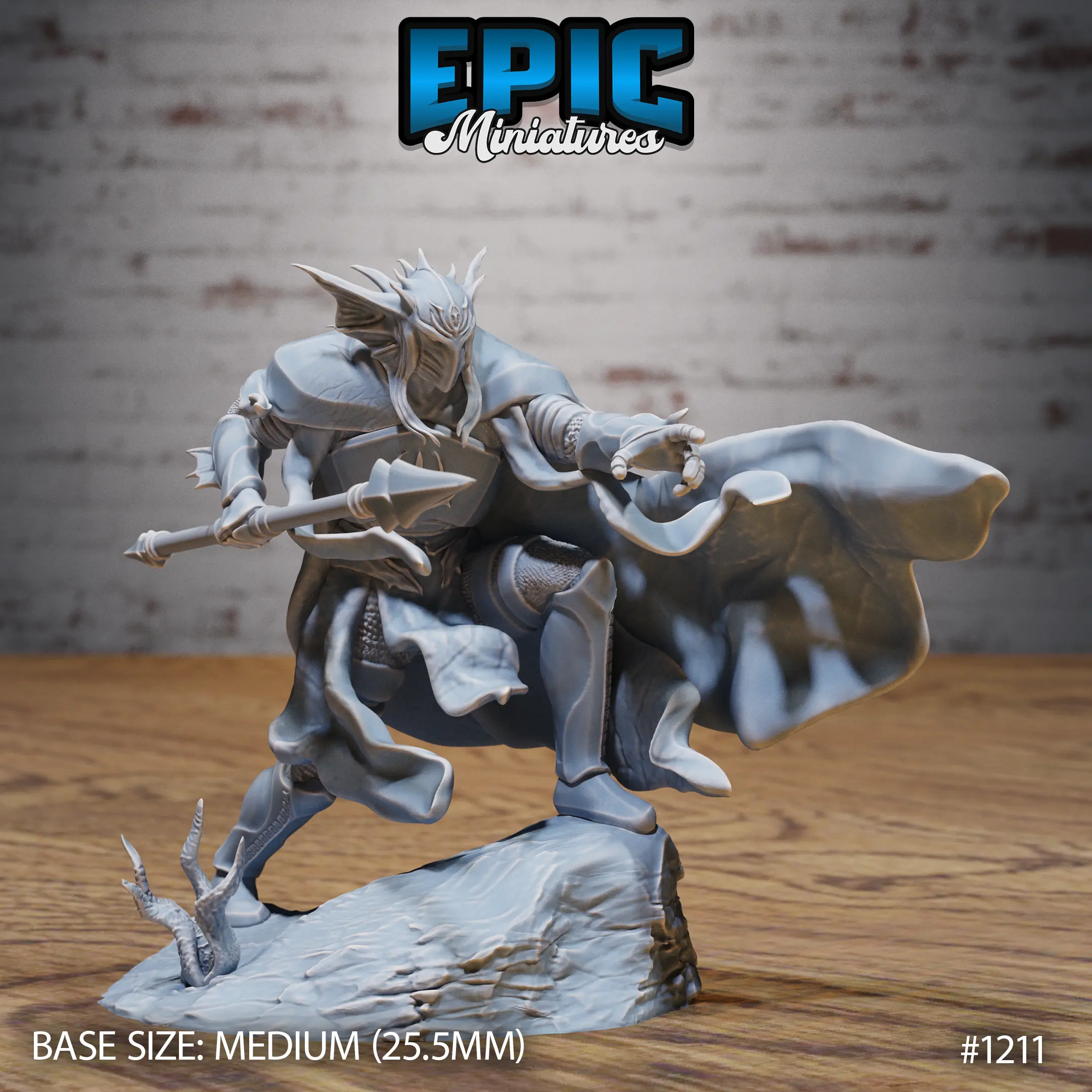 1211 Atlantean Knight Spear Medium 1
