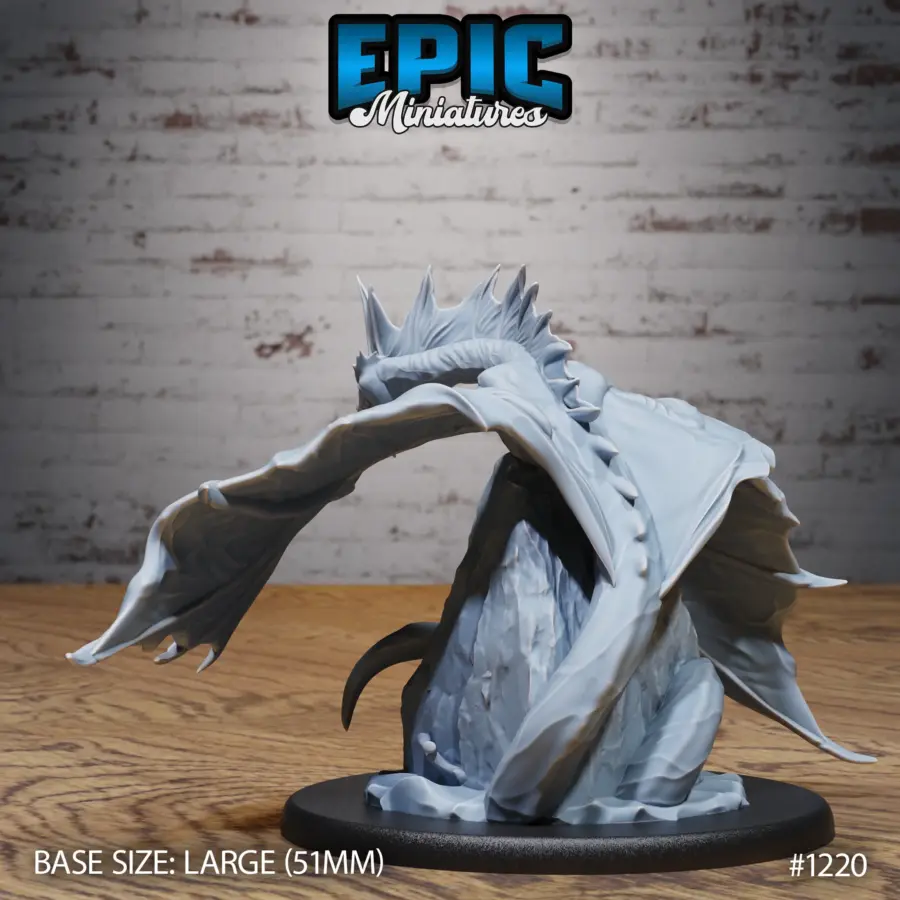 Winged Sea Serpent Angry (Large) - Image 2