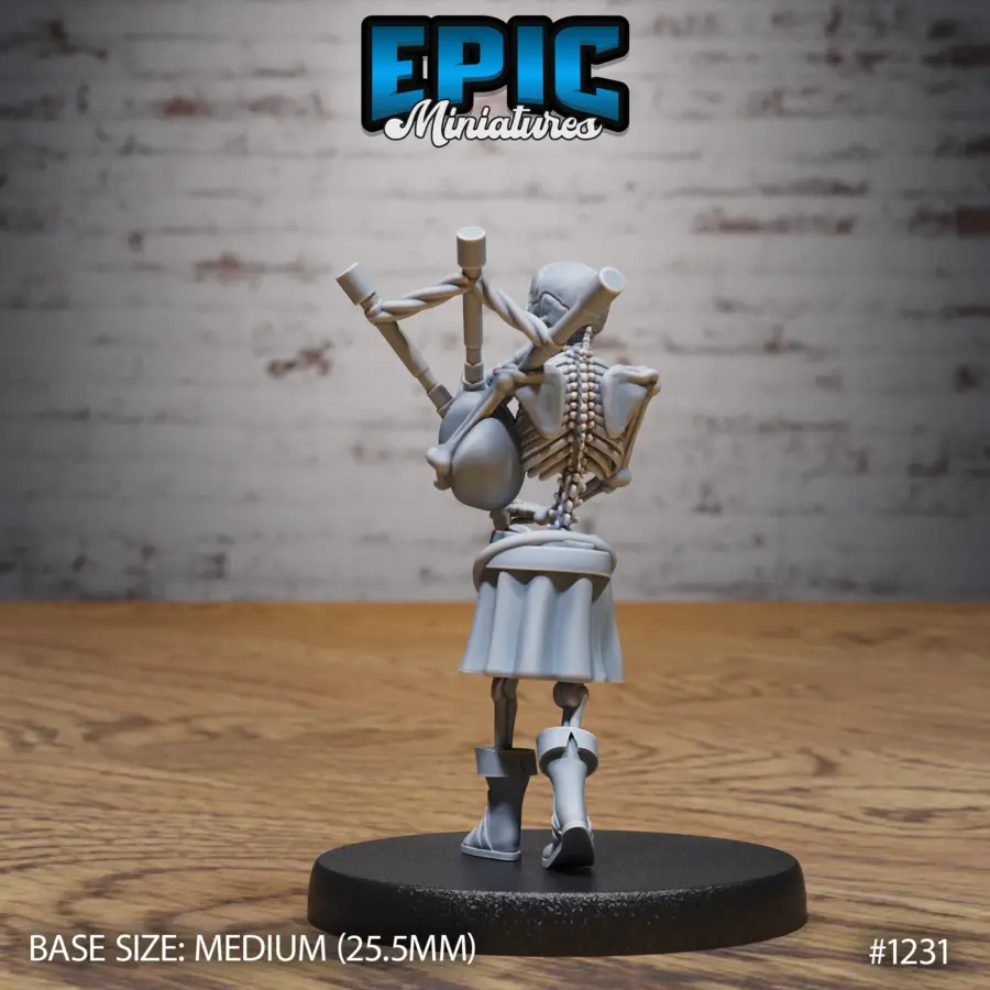 Skeleton Musician Bagpipes (Medium) - Image 2