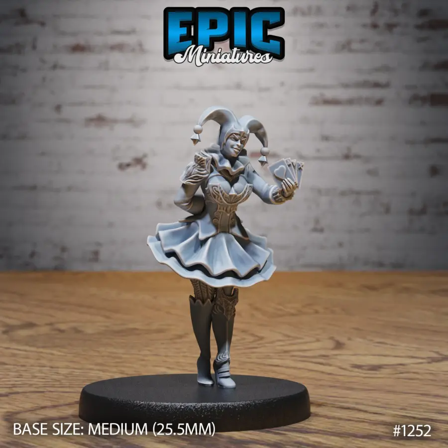Harlequin Mad Girl Cards (Medium)