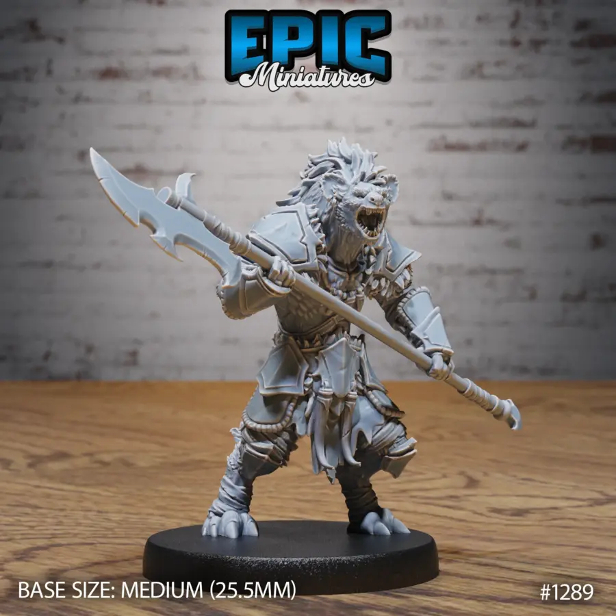 Gnoll Tribe Halberd (Medium)
