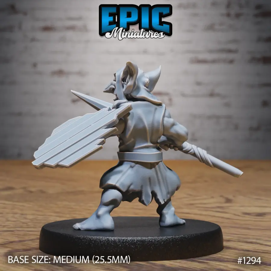 Wicked Goblin Tribe Spear & Shield (Medium) - Image 2