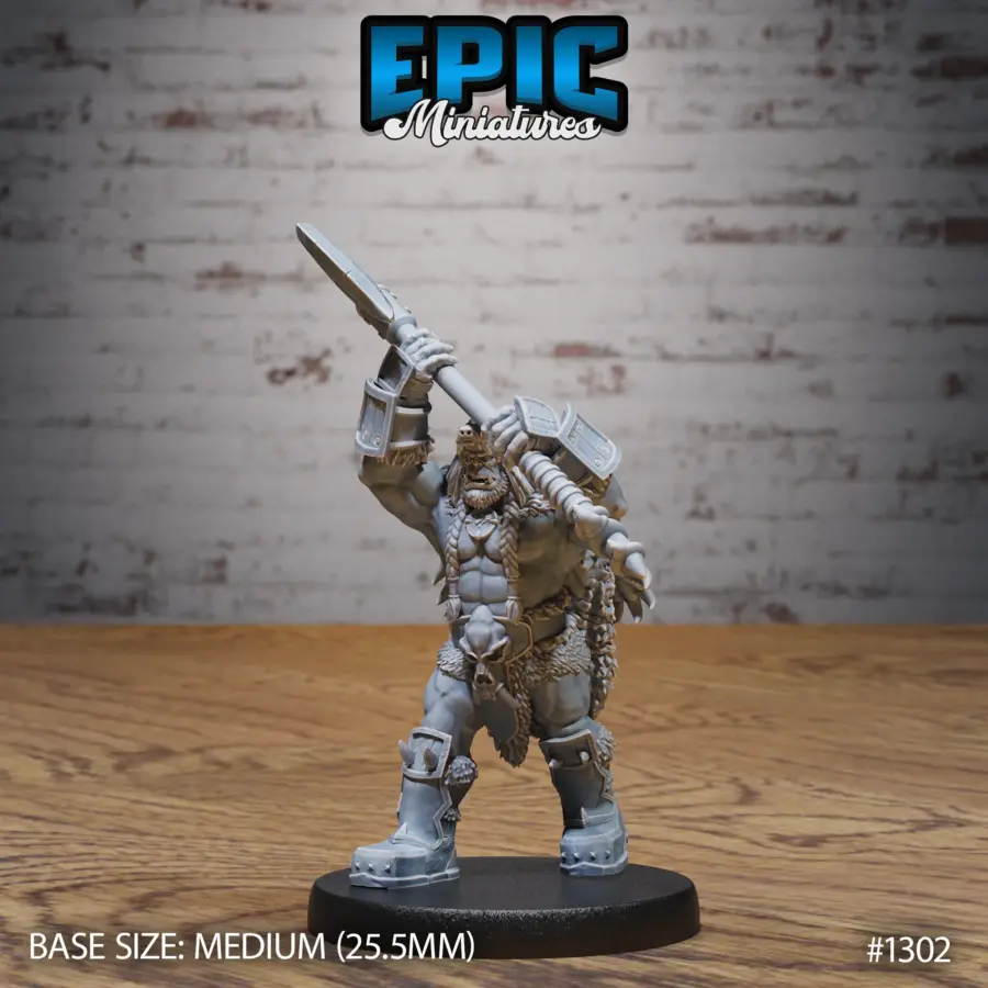 Orc Warg Tamer Attacking - 2 Variations (Medium) - Image 3