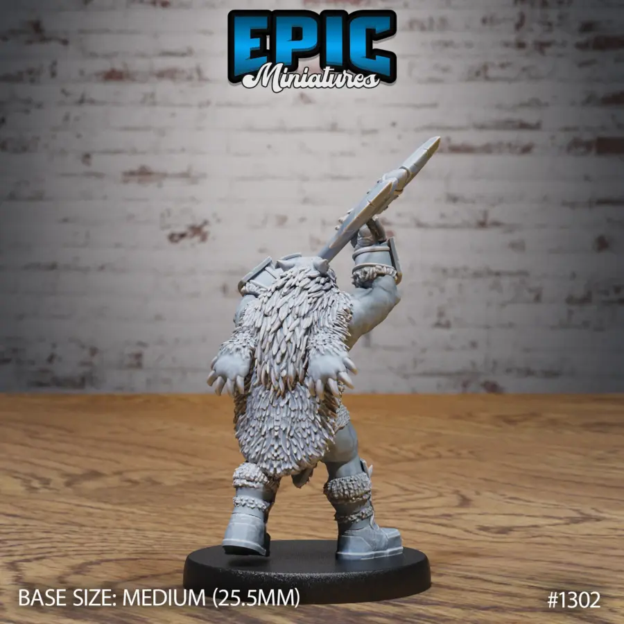 Orc Warg Tamer Attacking - 2 Variations (Medium) - Image 4