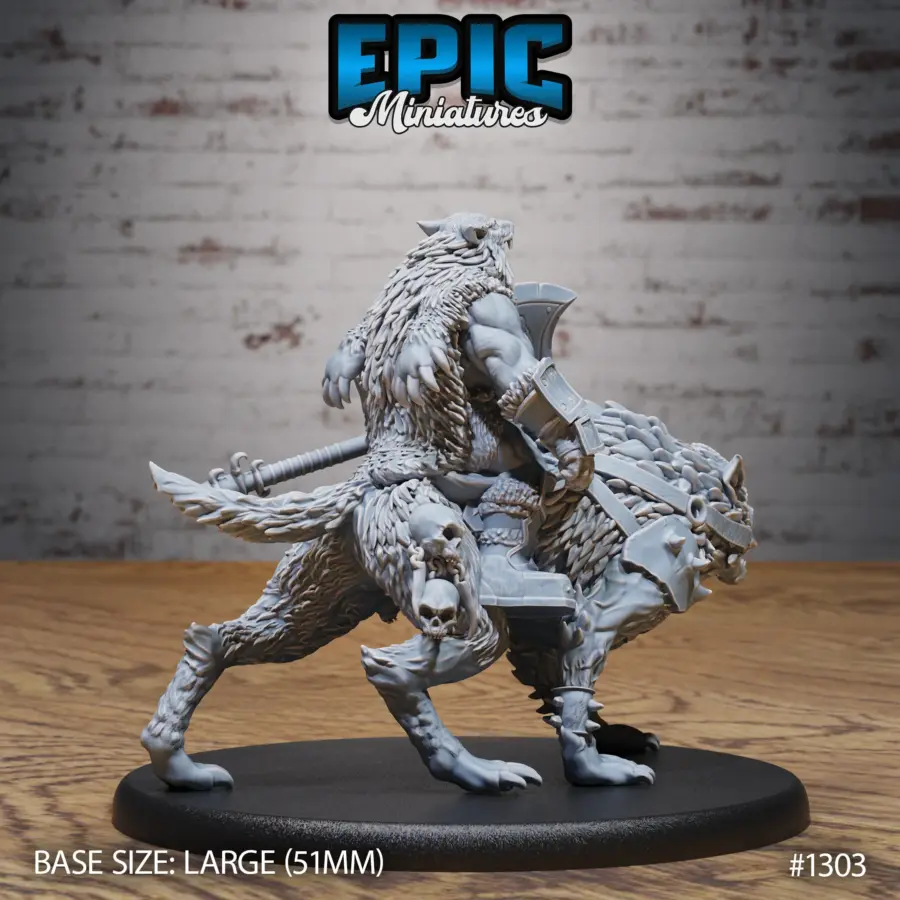 Orc Warg Rider - 2 Variations (Large) - Image 2