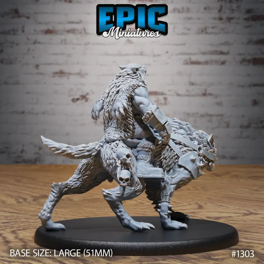 Orc Warg Rider - 2 Variations (Large) - Image 4