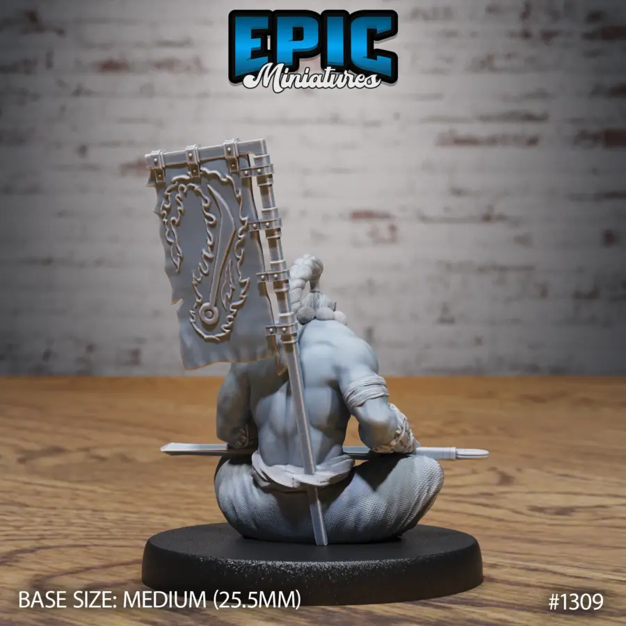 Orc Blade Master Meditating (Medium) - Image 2