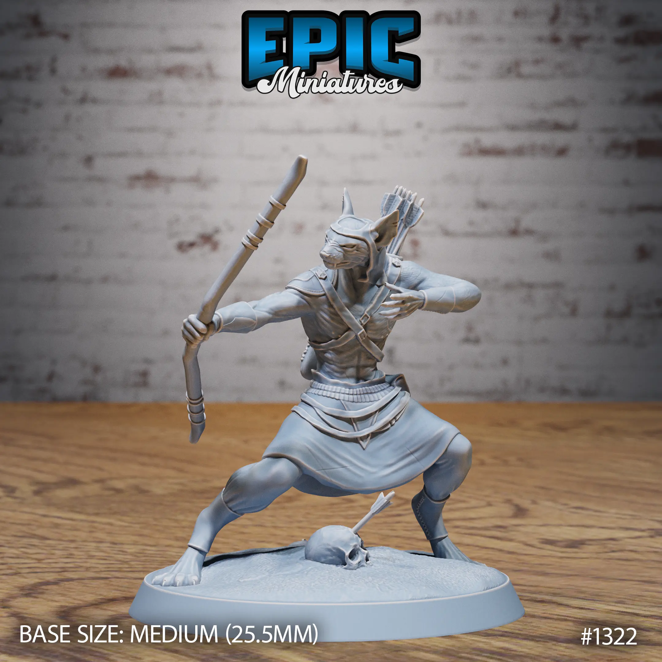 1322 Catfolk Egyptian Archer Medium 1