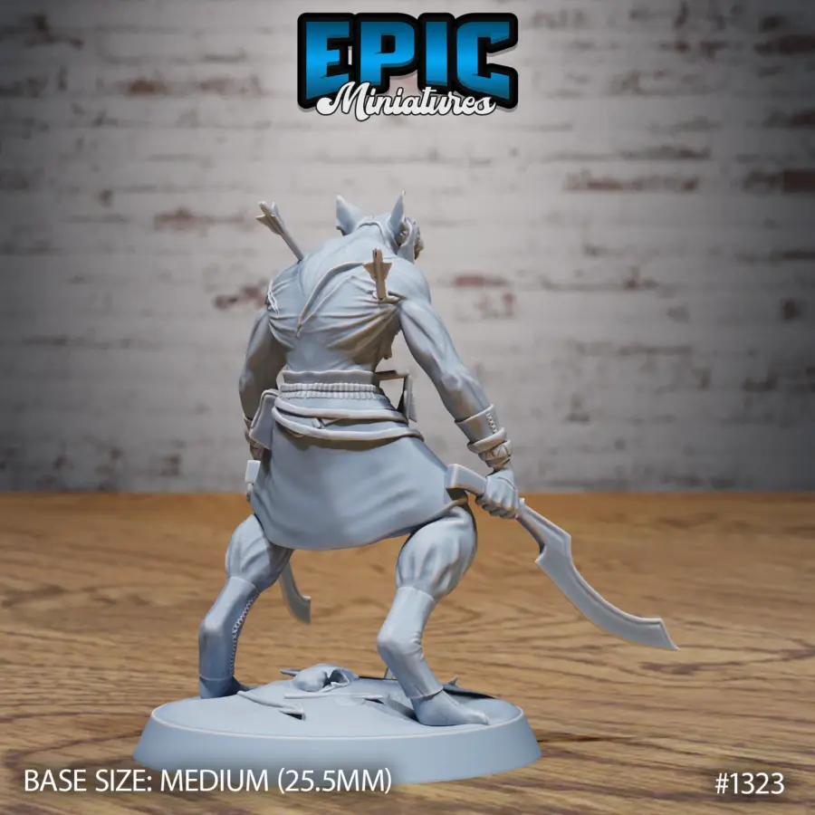 Catfolk Egyptian Undying Warrior (Medium) - Image 2