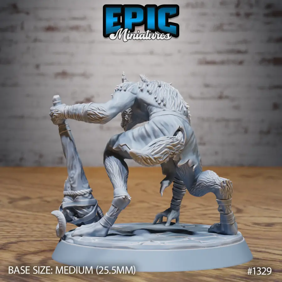 Jackalwere Roaring / Jackalwere Club / Jackalwere Axe Set - Image 5