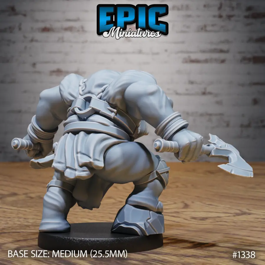 Hippo Warrior Double Axe (Medium) - Image 2