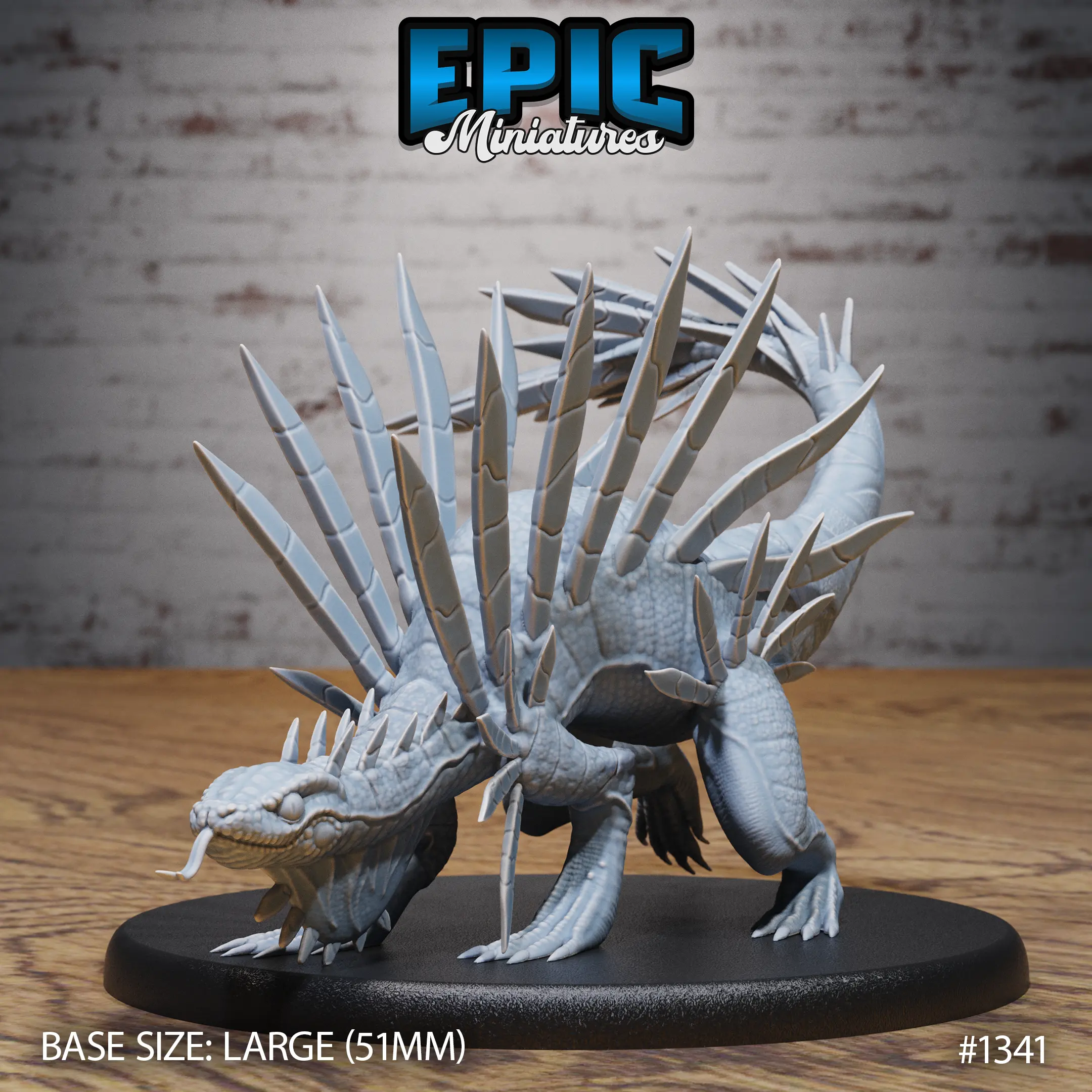 1341 Spiky Lizard Large 1