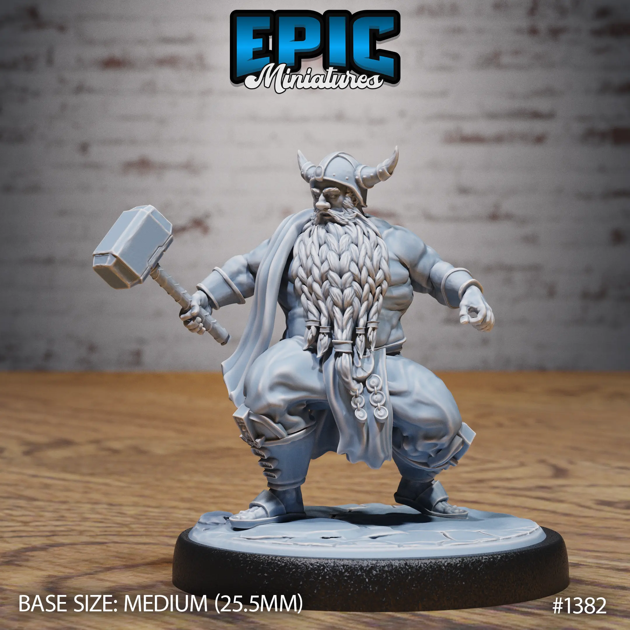 1382 Adventurer Dwarf Fighting Medium 1