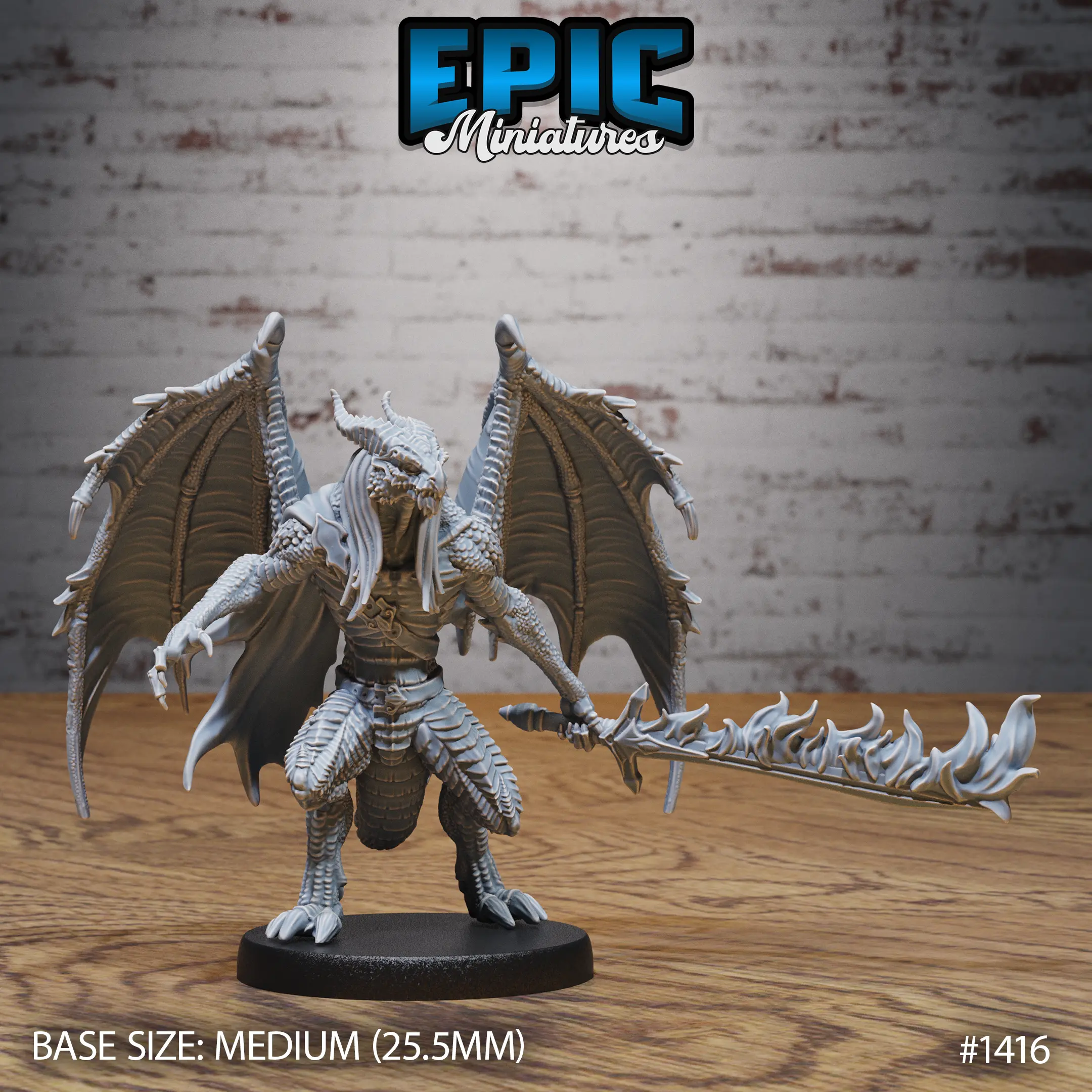 1416 Draconic Demon Red Flame Sword Medium 1