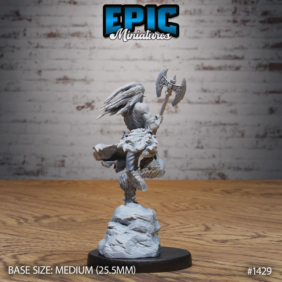 Fire Genasi Axe (Medium) - Image 2