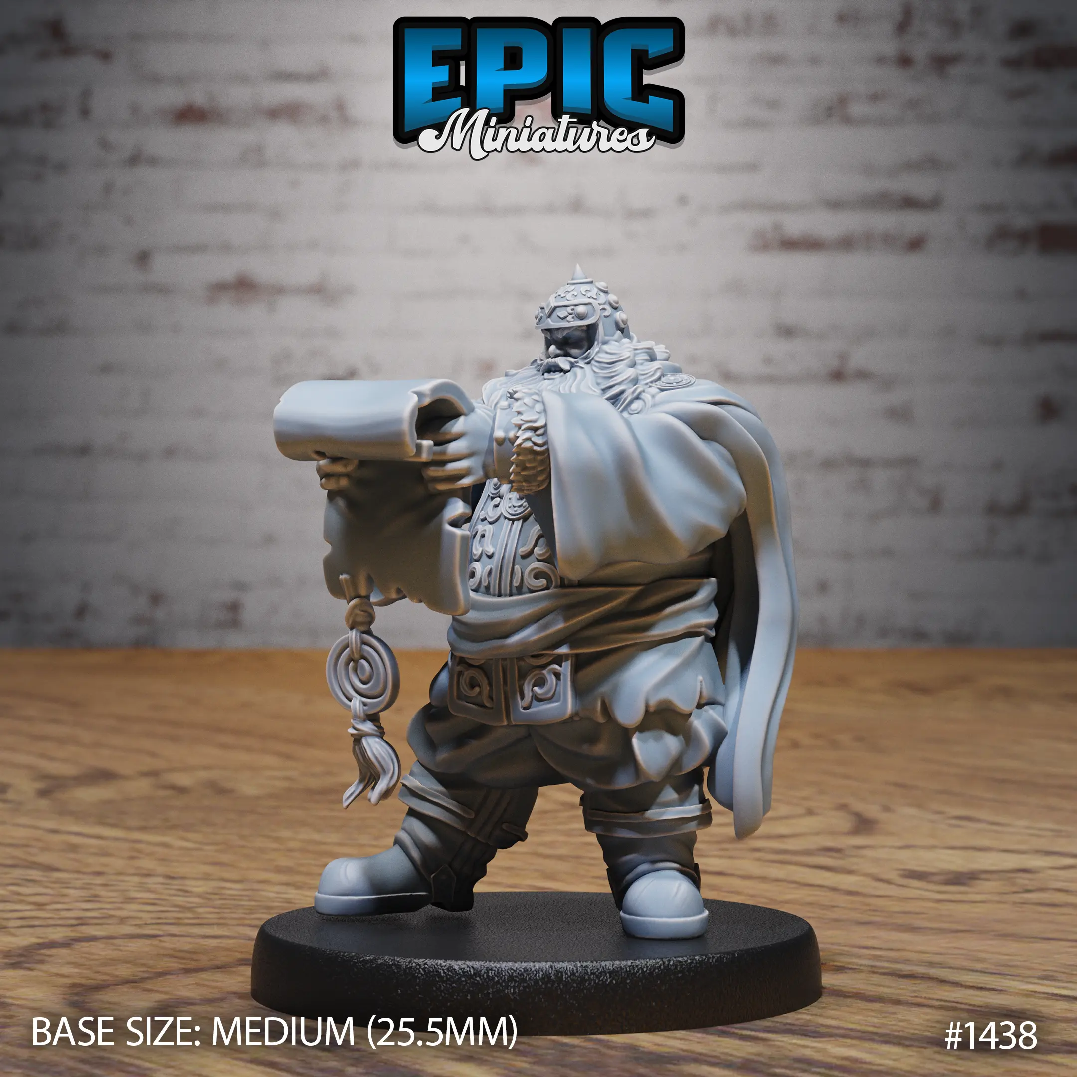 1438 Fire Dwarf Male Town Crier Medium 1