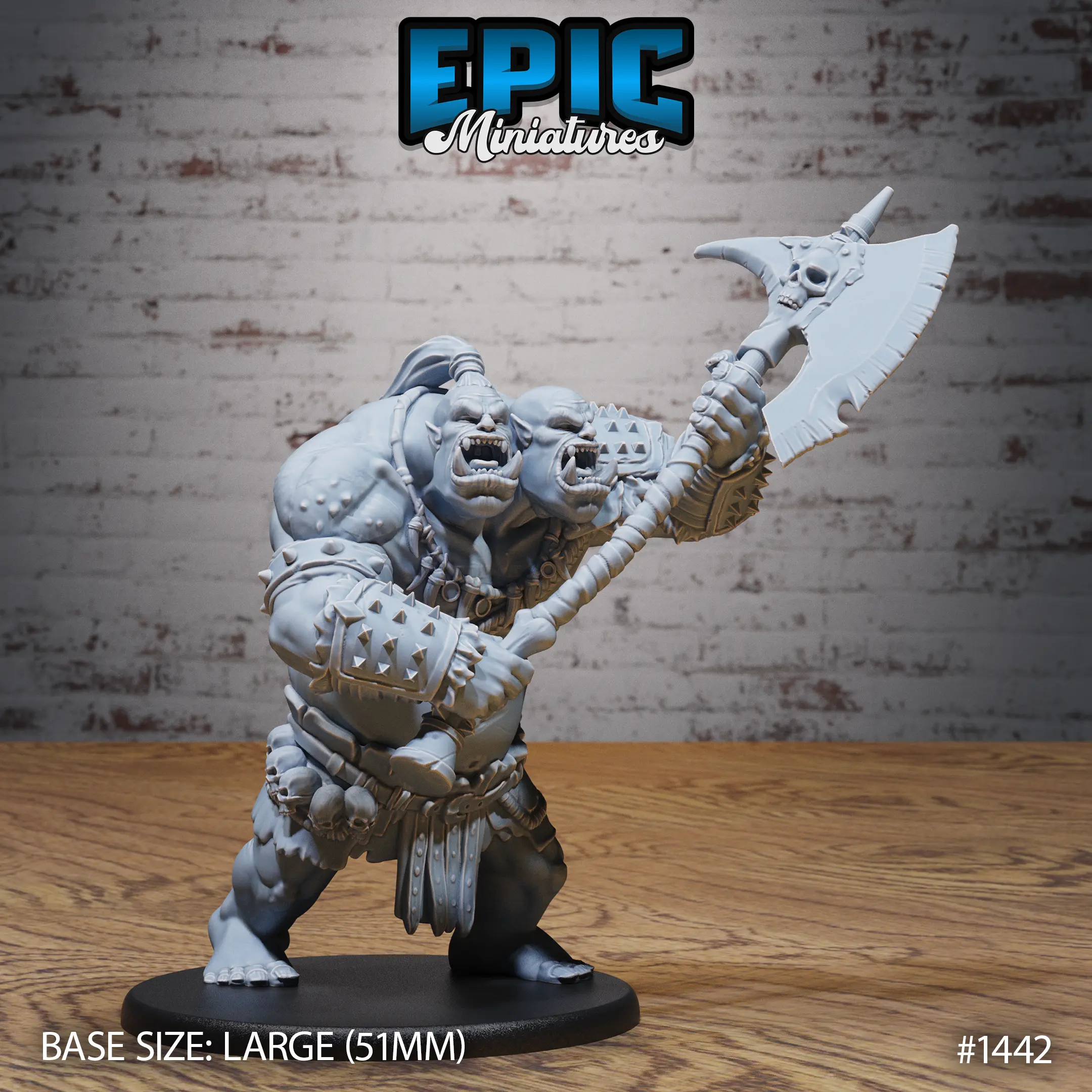 1442 Ettin Tribe Axe Warrior Large 1