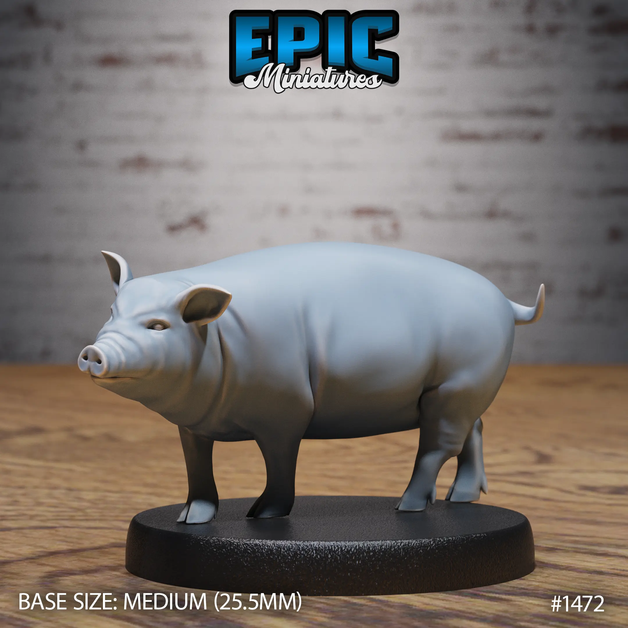1472 Farm Animal Pig Medium 1