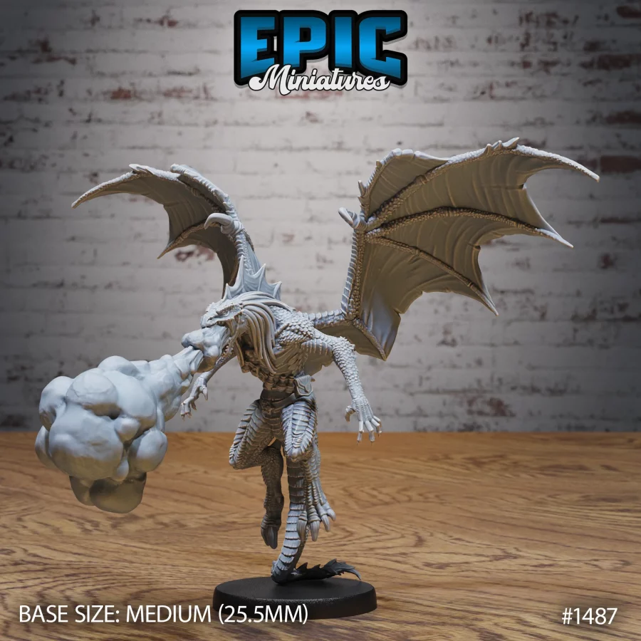 Draconic Demon Green Breath Attack (Medium)