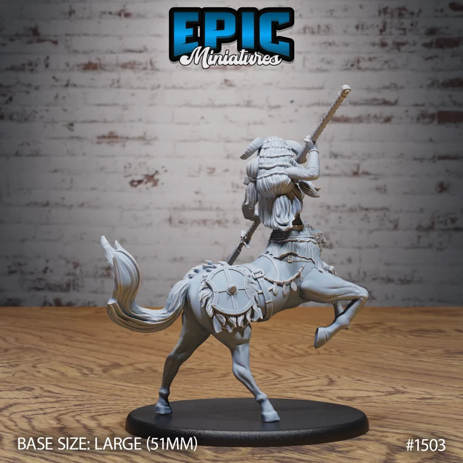 Centaur Female Axe / Centaur Female Archer / Centaur Female Spear Set - Image 7