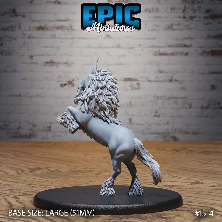 Maned Unicorn Attacking (Large) - Image 2