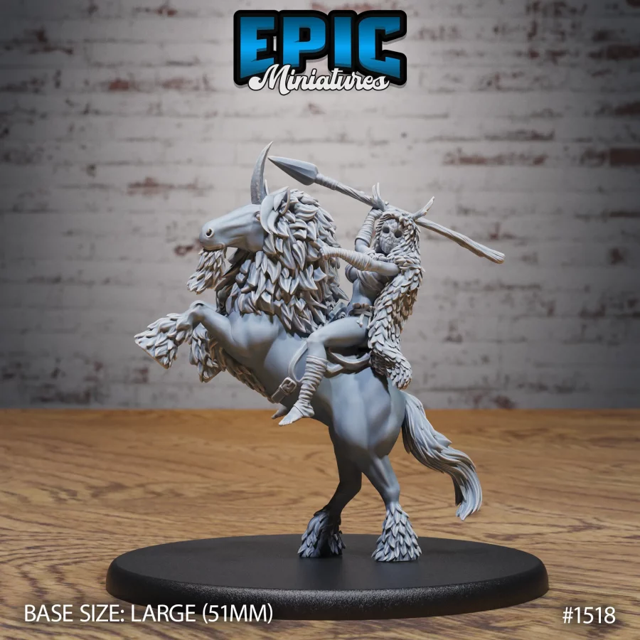 Wood Mask Tribe Unicorn Rider (Large)