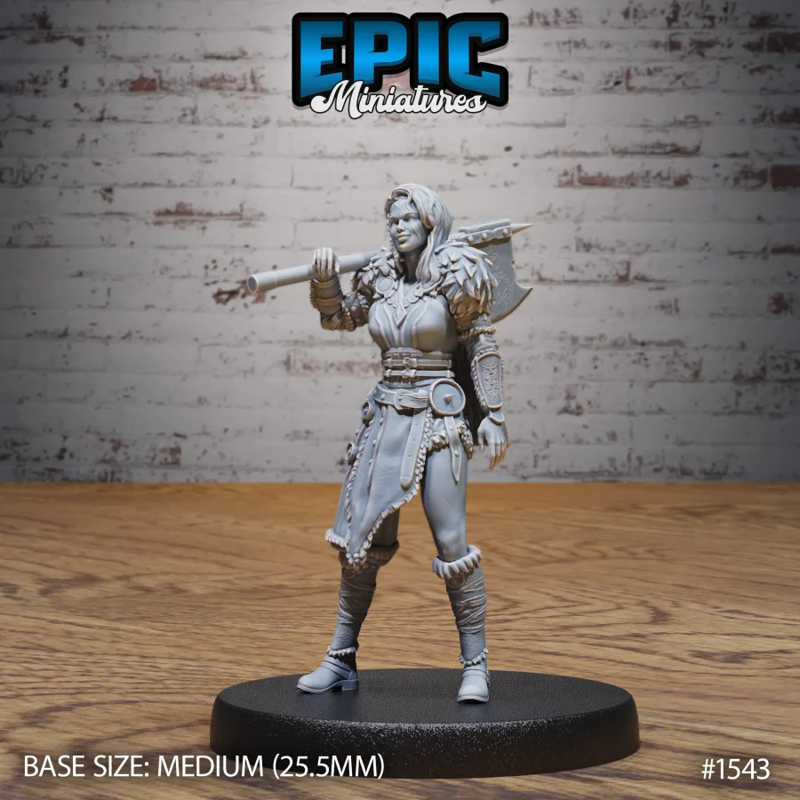 Barbarian Female Confident (Medium)