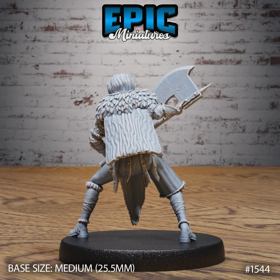 Barbarian Female Fighting (Medium) - Image 2