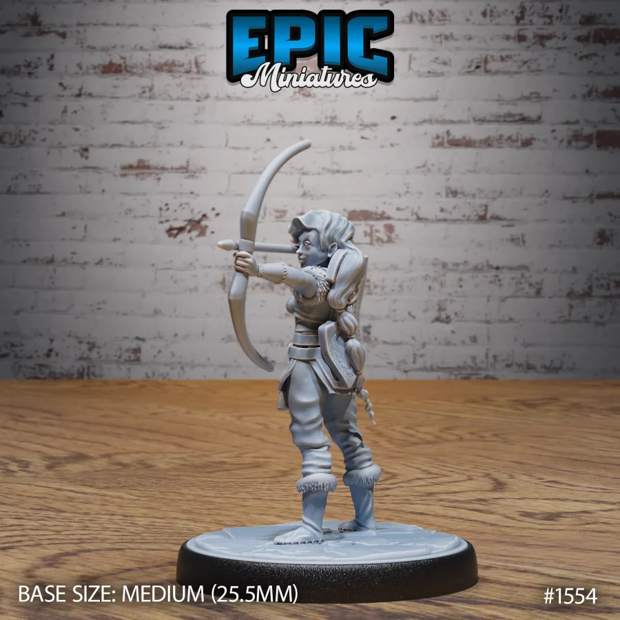 Half Dwarf Adventurer Bow (Medium)