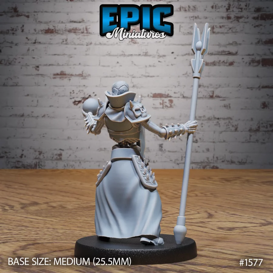 Skeleton Army Warlock (Medium) - Image 2