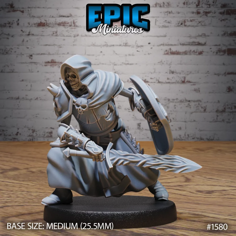Skeleton Army Hooded Knight (Medium)