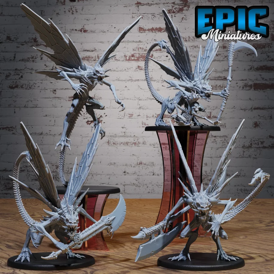 Bone Devil Flying / Bone Devil Axe / Bone Devil Sword / Bone Devil Magic Set