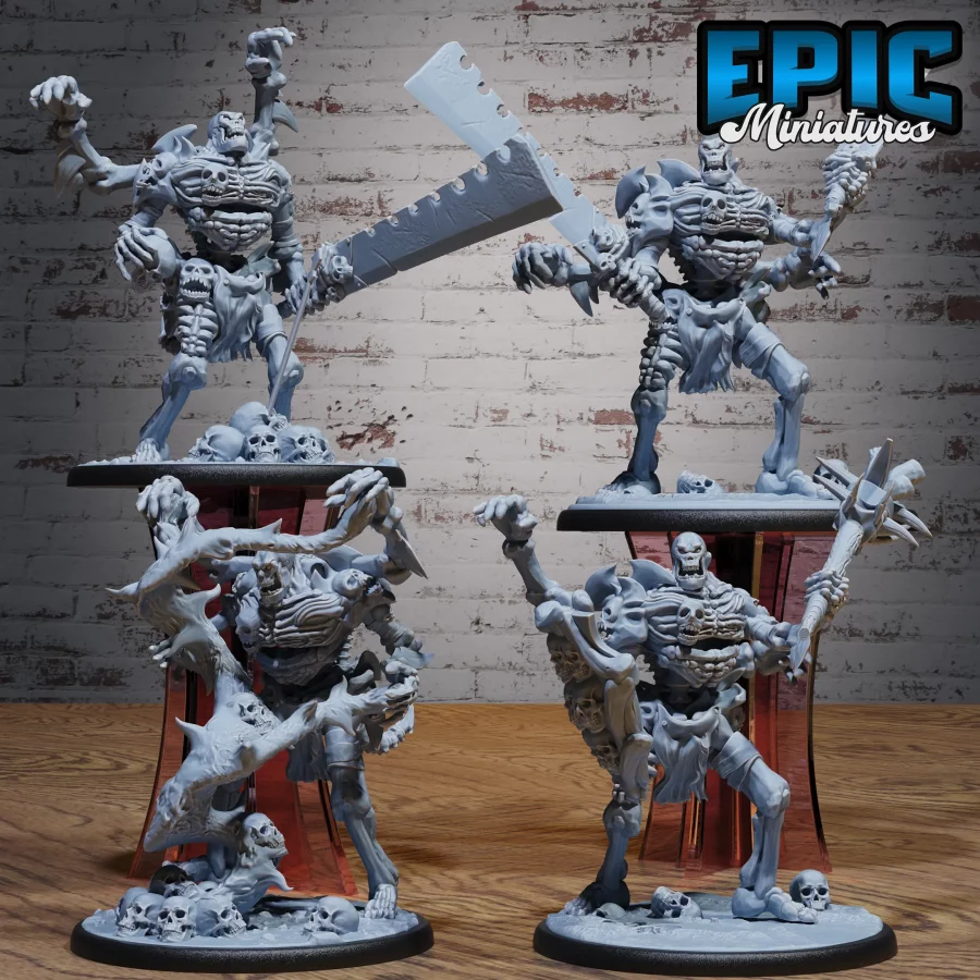 Human Bone Golem Set