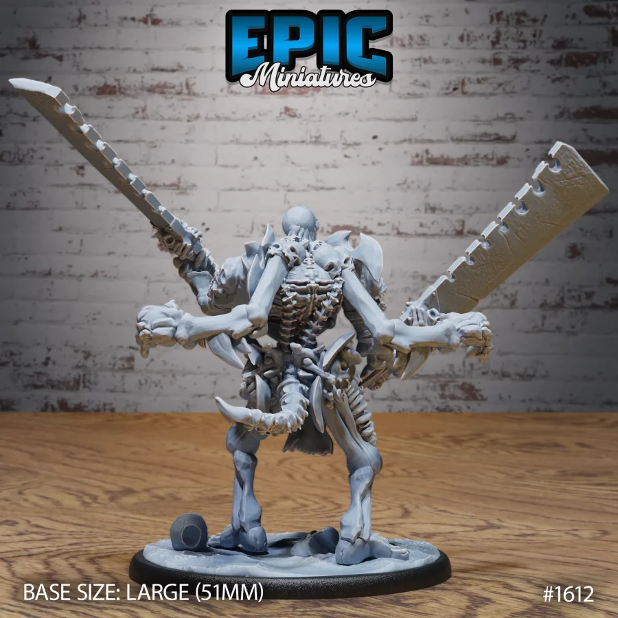Human Bone Golem Attacking- 2 Variations (Large) - Image 4