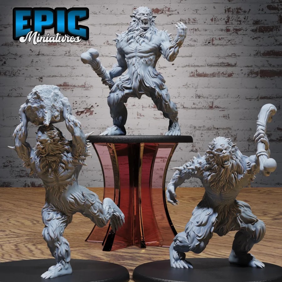 Burrowing Troll Bone / Burrowing Troll Dirt Ball / Burrowing Troll Fighting Set