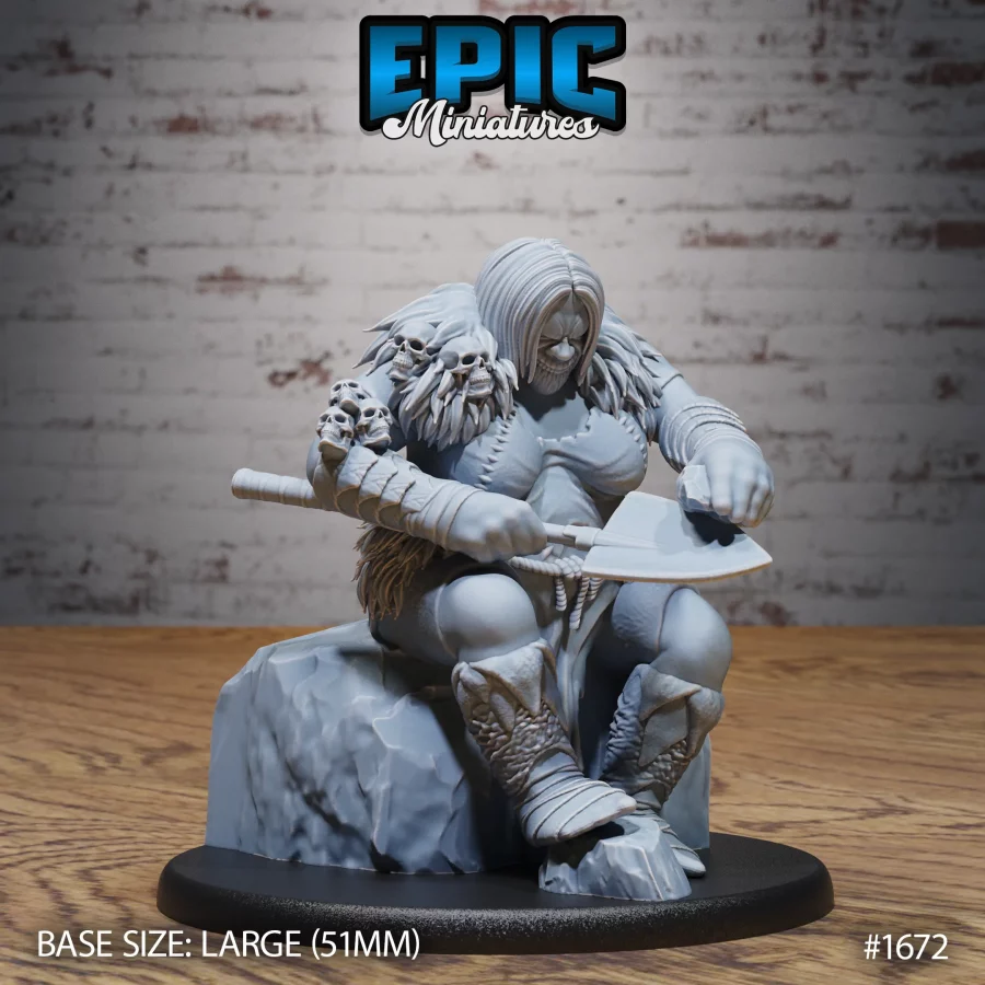 Ogre Female Sitting (Large)