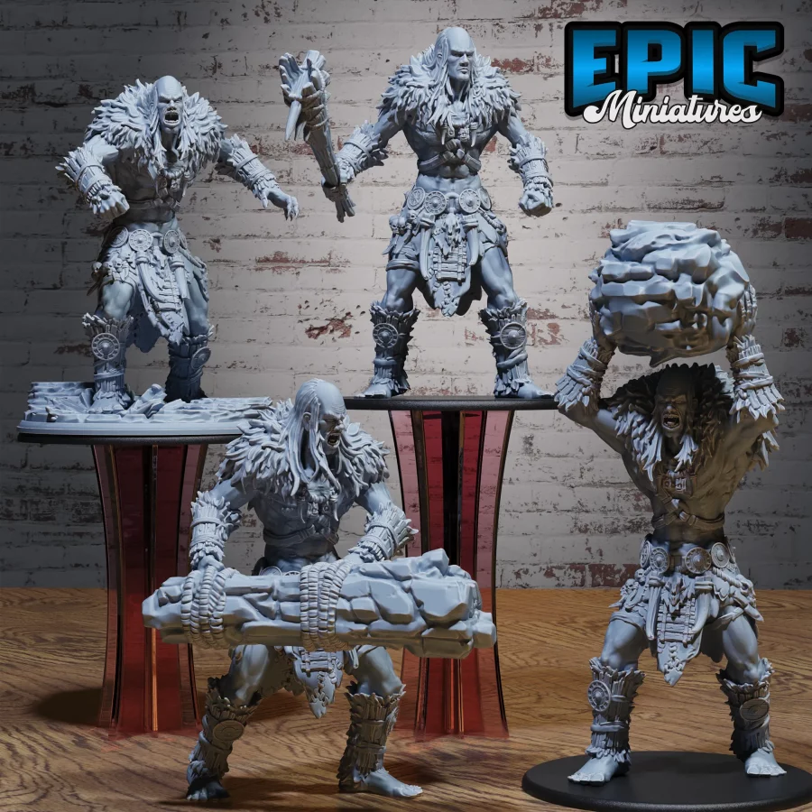 Stone Giant Trample / Stone Giant Ram / Stone Giant Rock Throw Set