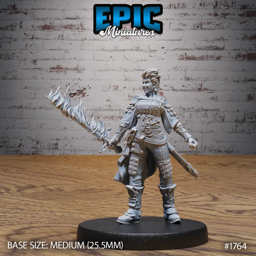 Guild Mage Flame Sword (Medium)