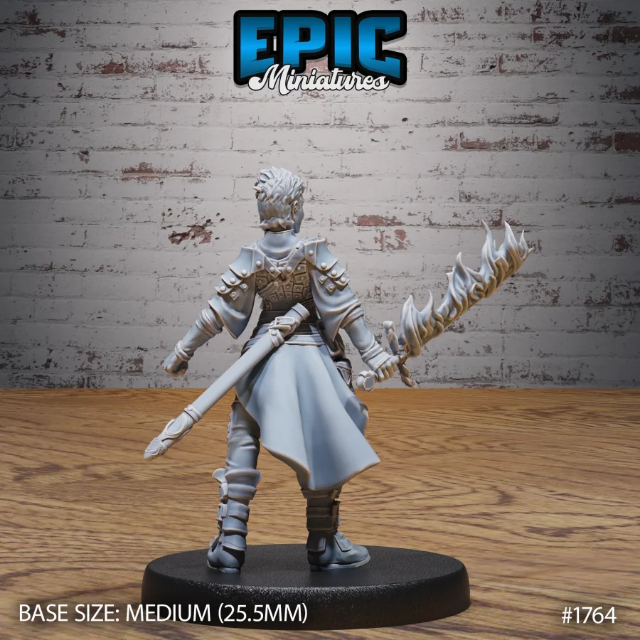 Guild Mage Flame Sword (Medium) - Image 2