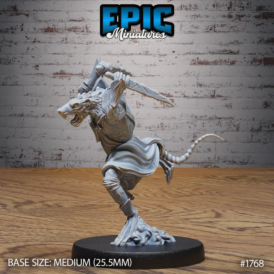 Sewer Rat Tribe Attacking (Medium)