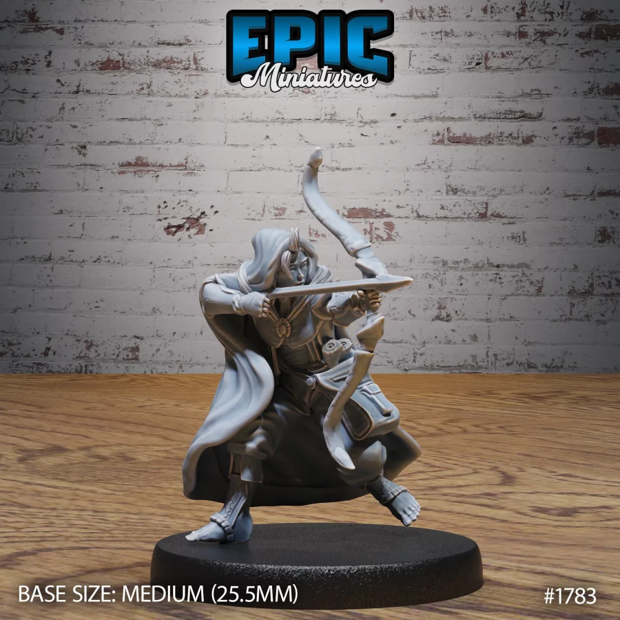 Halfling Rogue Bow & Arrow (Medium)