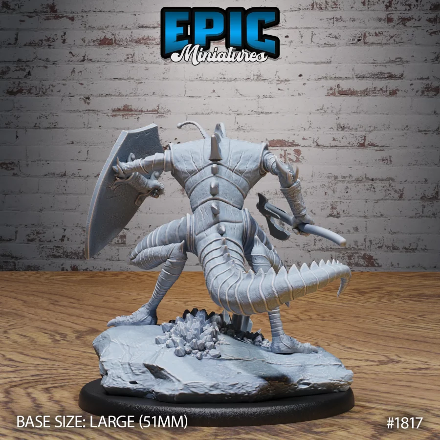 Ice Devil Axe & Shield (Large) - Image 2