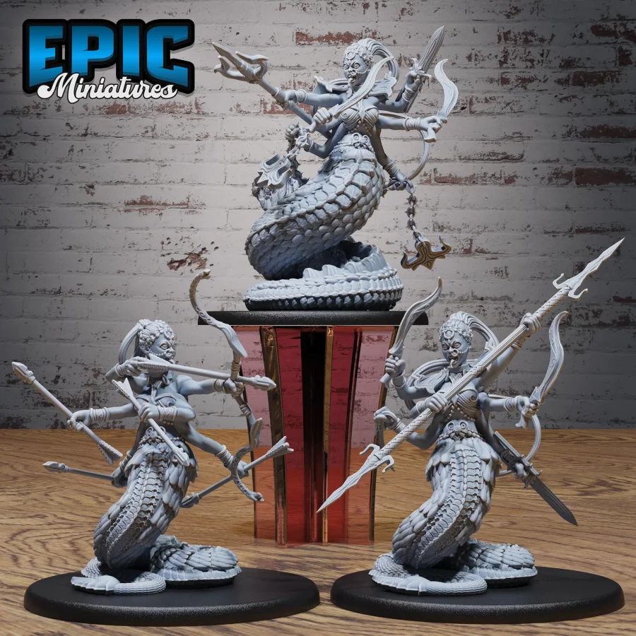 Marilith Spear / Marilith Archer / Marilith Trident Set