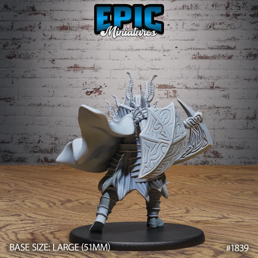 Devil Warlord Axe / Devil Warlord Scythe / Devil Warlord Shield Set - Image 7
